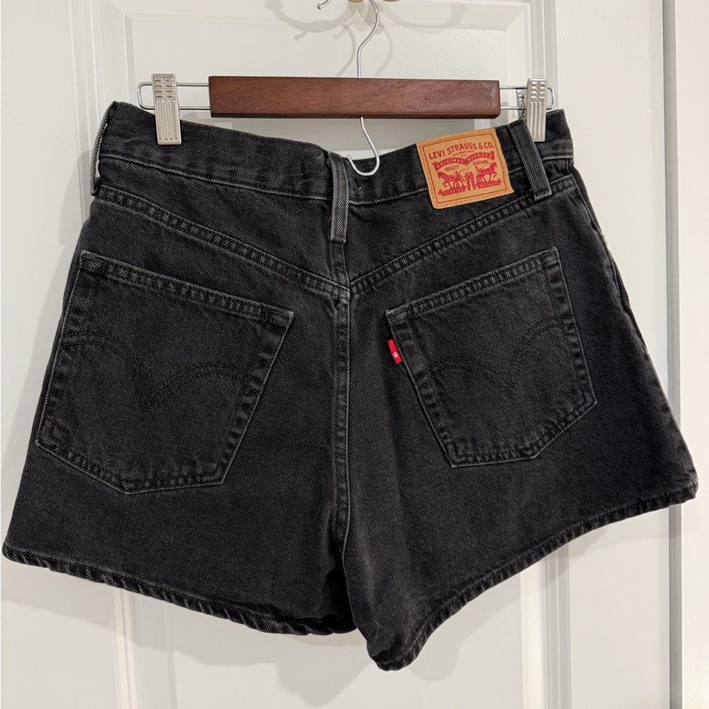 Levi's Women's Dark Gray Jean Shorts